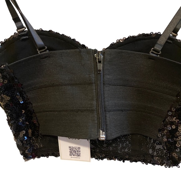 WET SEAL Sequins Bustier, size Small - Picture 6 of 10